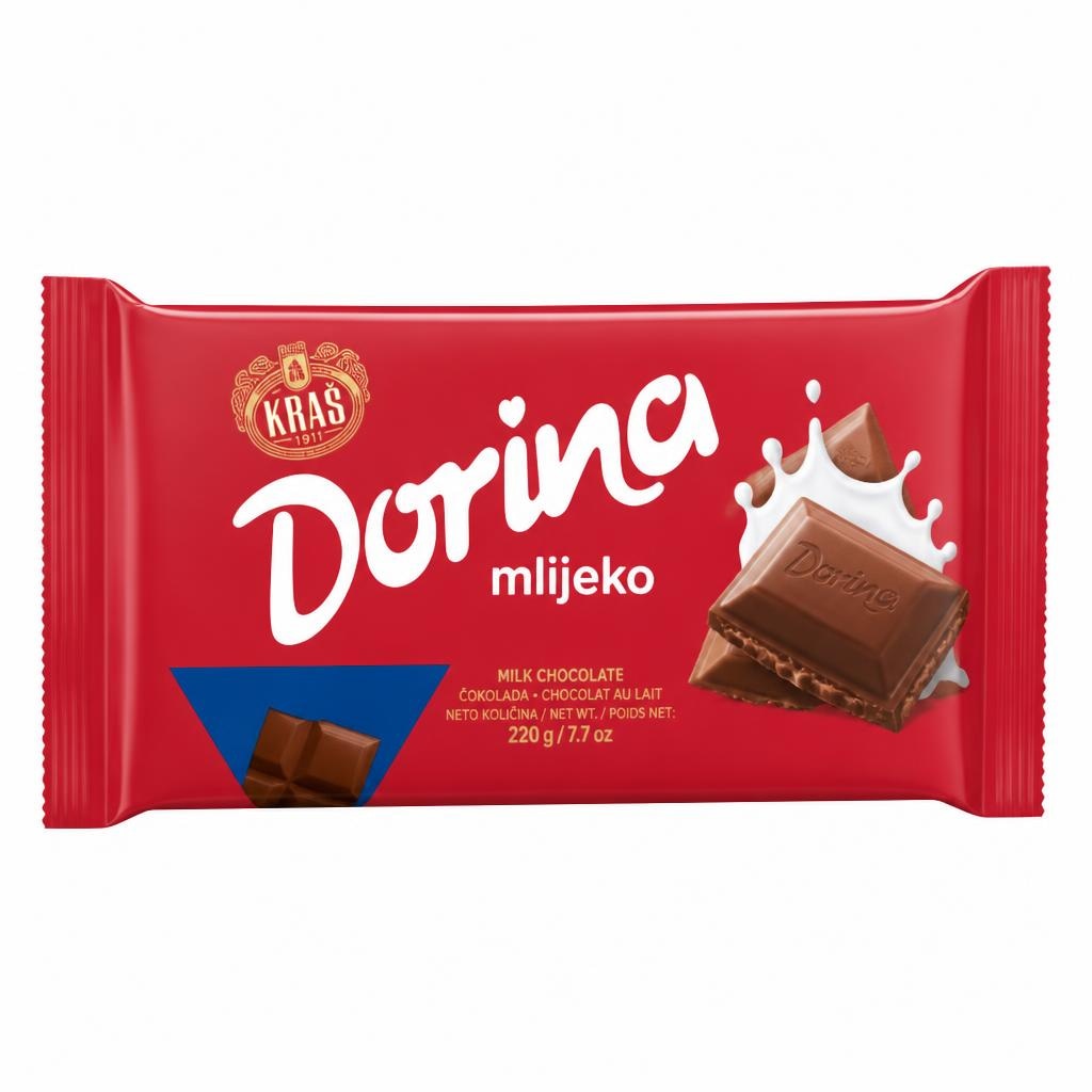 Čokolada Dorina mlijeko 250 g Akcija u trgovini Bakmaz