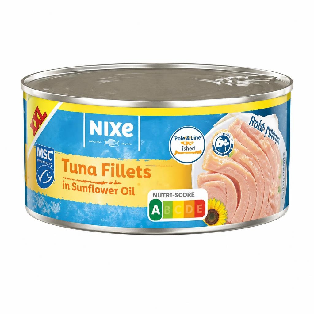 NIXE Tuna u suncokretovom ulju 750 g - Akcija u trgovini Lidl