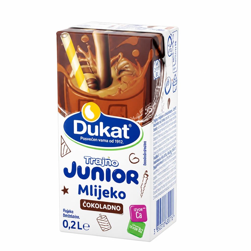 Dukat Junior mlijeko čokoladno 200 ml Akcija u trgovini Studenac