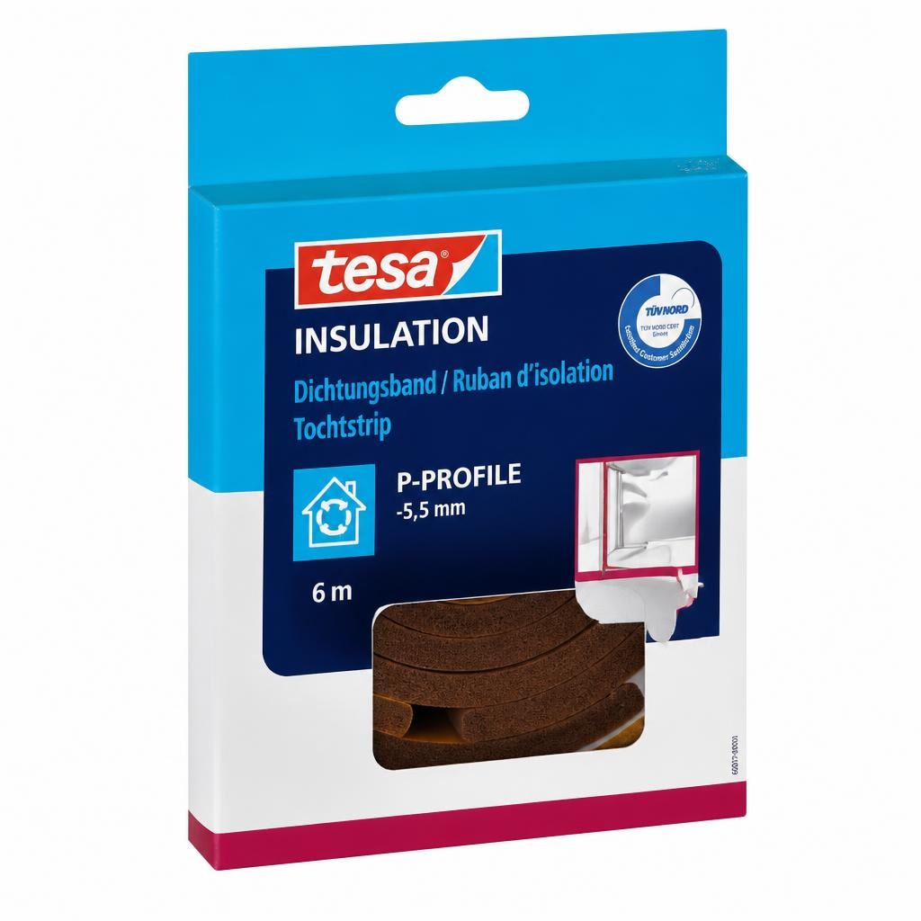 Tesa Insulation traka za brtvljenje P-Profile 6 m Akcija u trgovini Bauhaus