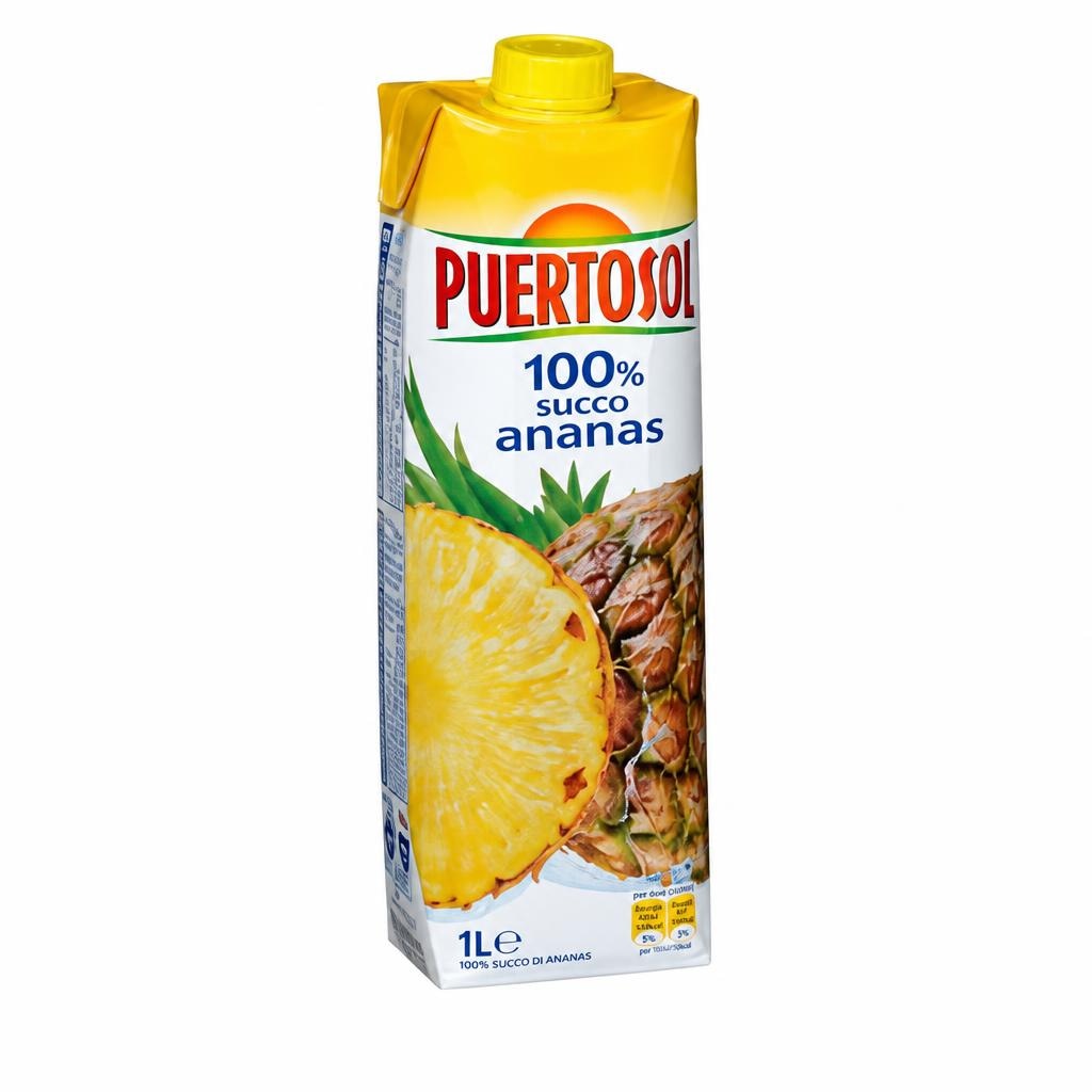 Puertosol Sok ananas 100% 1 l - Akcija u trgovini Eurospin