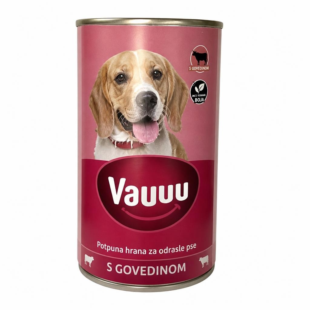 Vauuu mokra hrana za pse 1240 g Akcija u trgovini Studenac