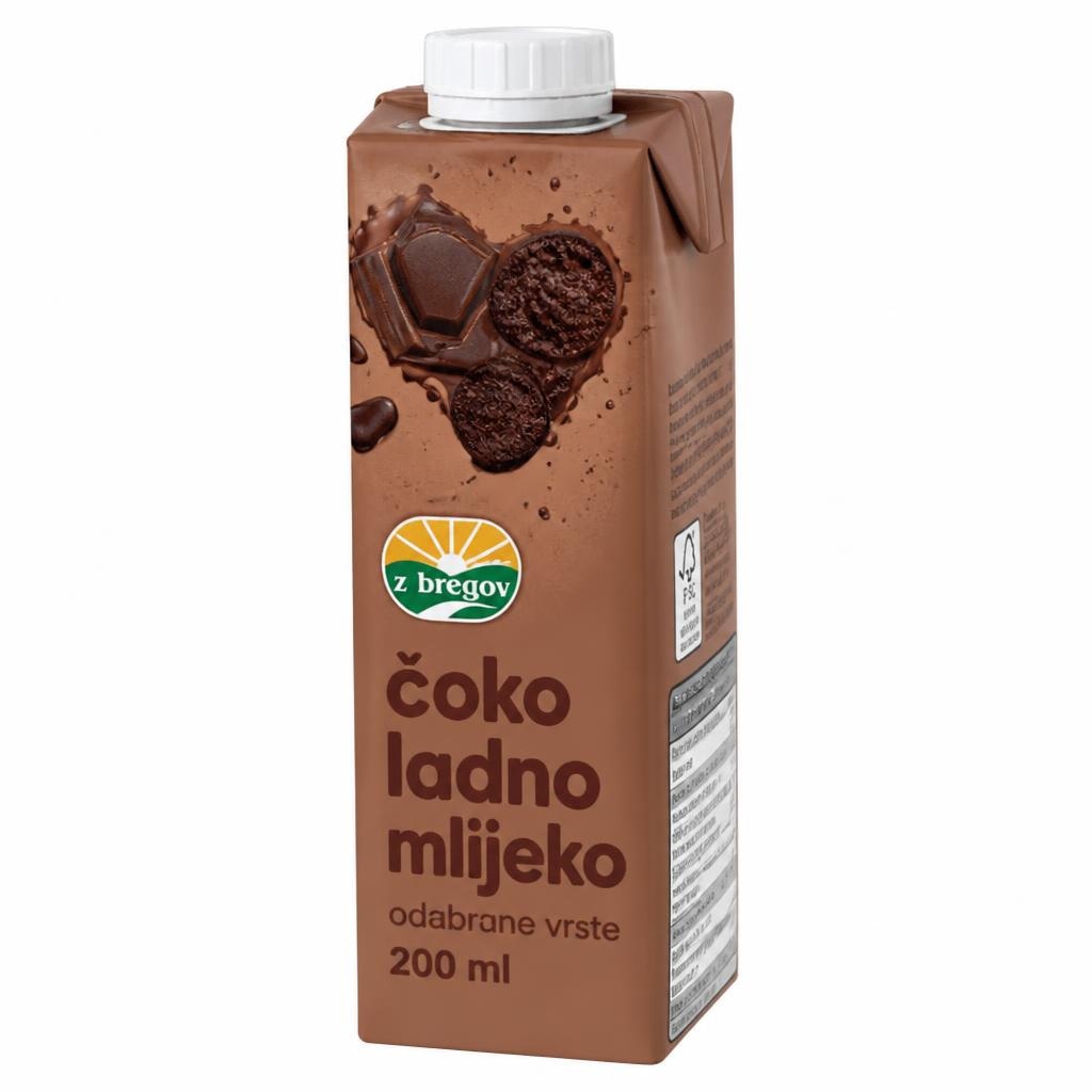 Z Bregov čokoladno mlijeko 200 ml - 1 l Akcija u trgovini Plodine