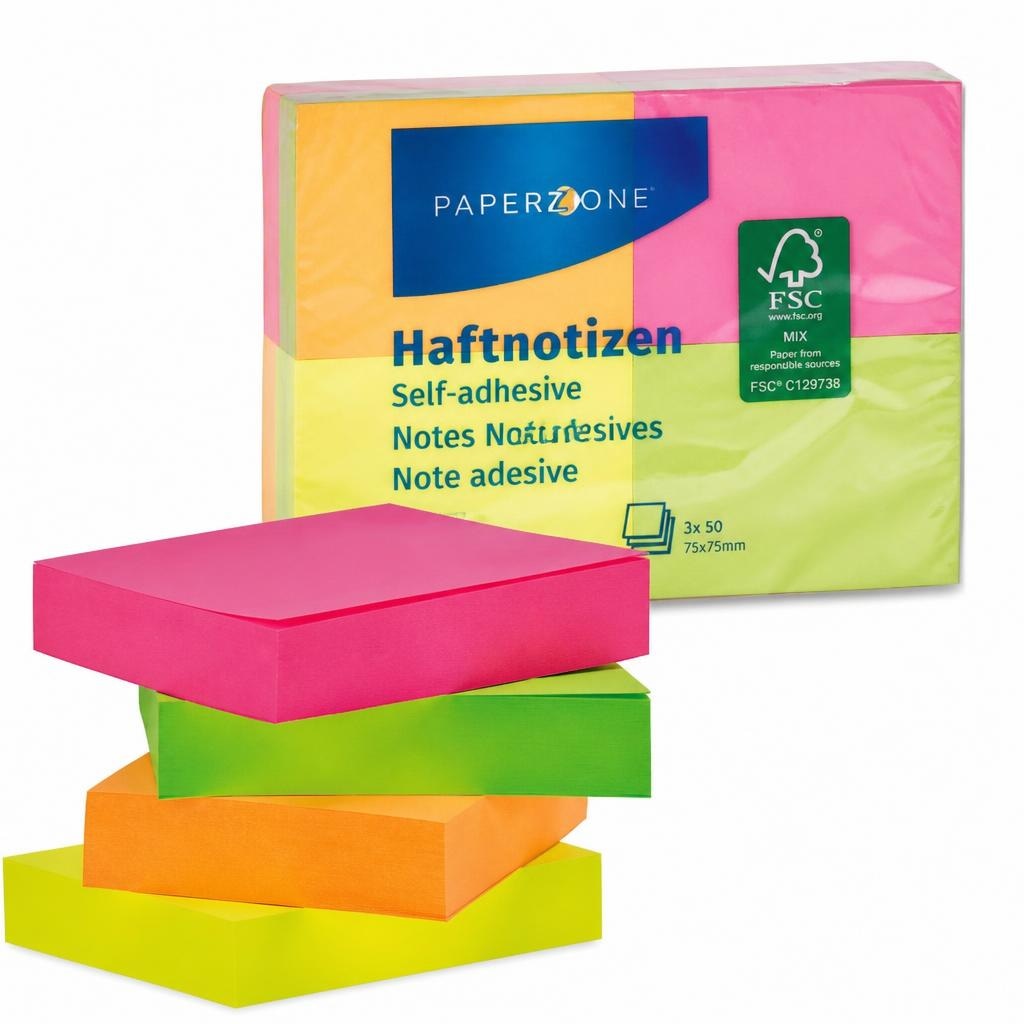 Paperzone samoljepljivi papirići 4 x 100 kom Akcija u trgovini Mueller
