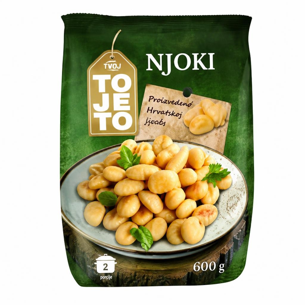 ToJeTo Njoki 600 g Akcija u trgovini 365 Market