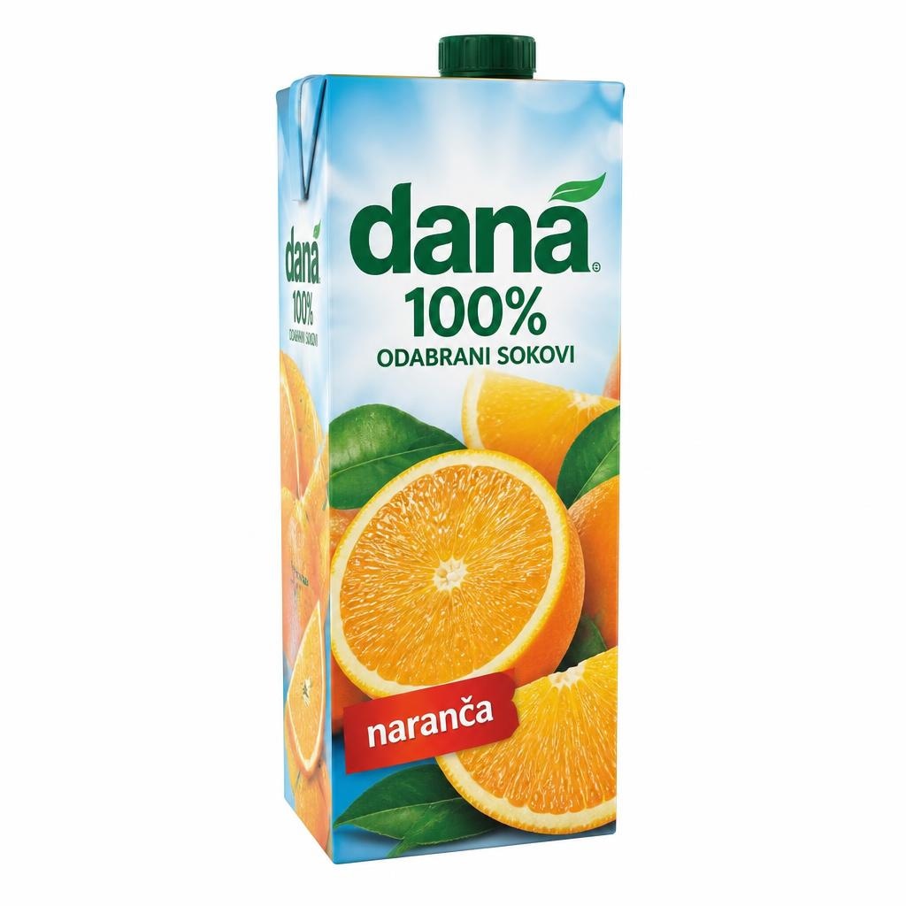 Dana 100% odabrani sokovi Akcija u trgovini NTL