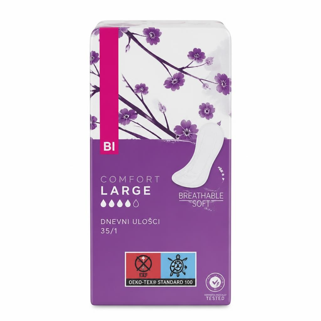 BI COMFORT Large dnevni ulošci 35 kom Akcija u trgovini Bipa