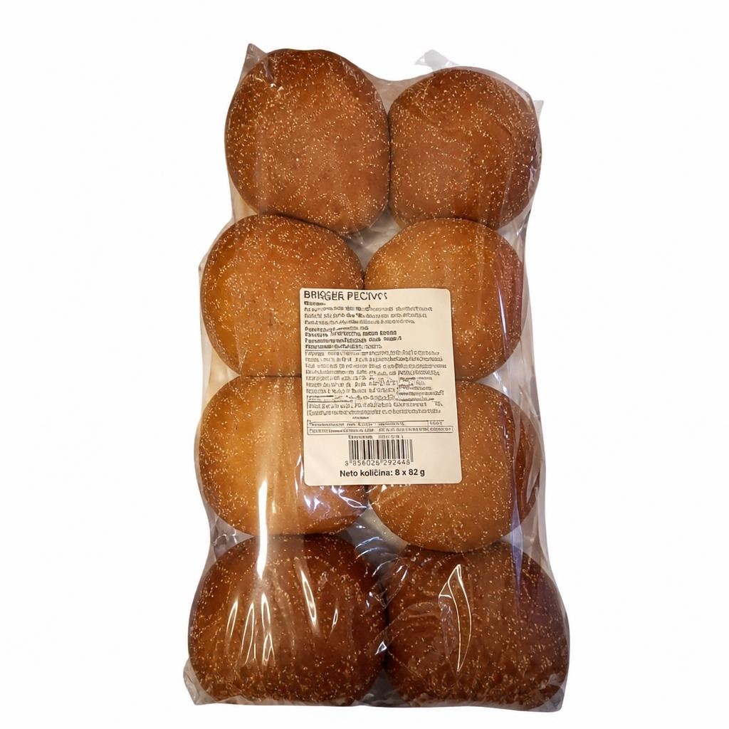 Brioche burger pecivo 8x82 g Akcija u trgovini Metro