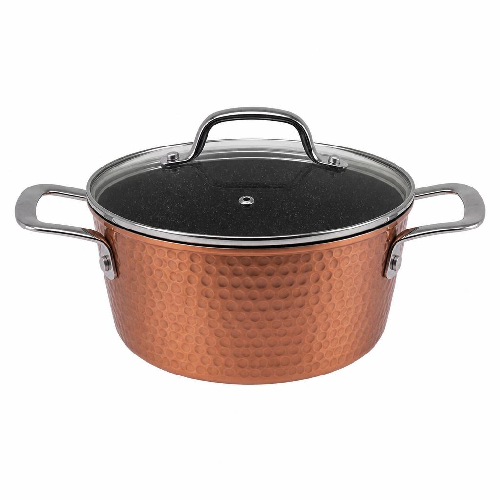 LONAC S POKLOPCEM Copper luxe 1 kom, 20 cm Cheffino Akcija u trgovini Interspar