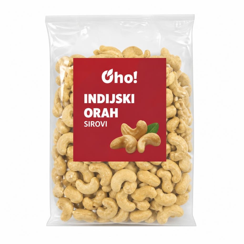 Oho! indijski orah sirovi 400 g Akcija u trgovini Plodine