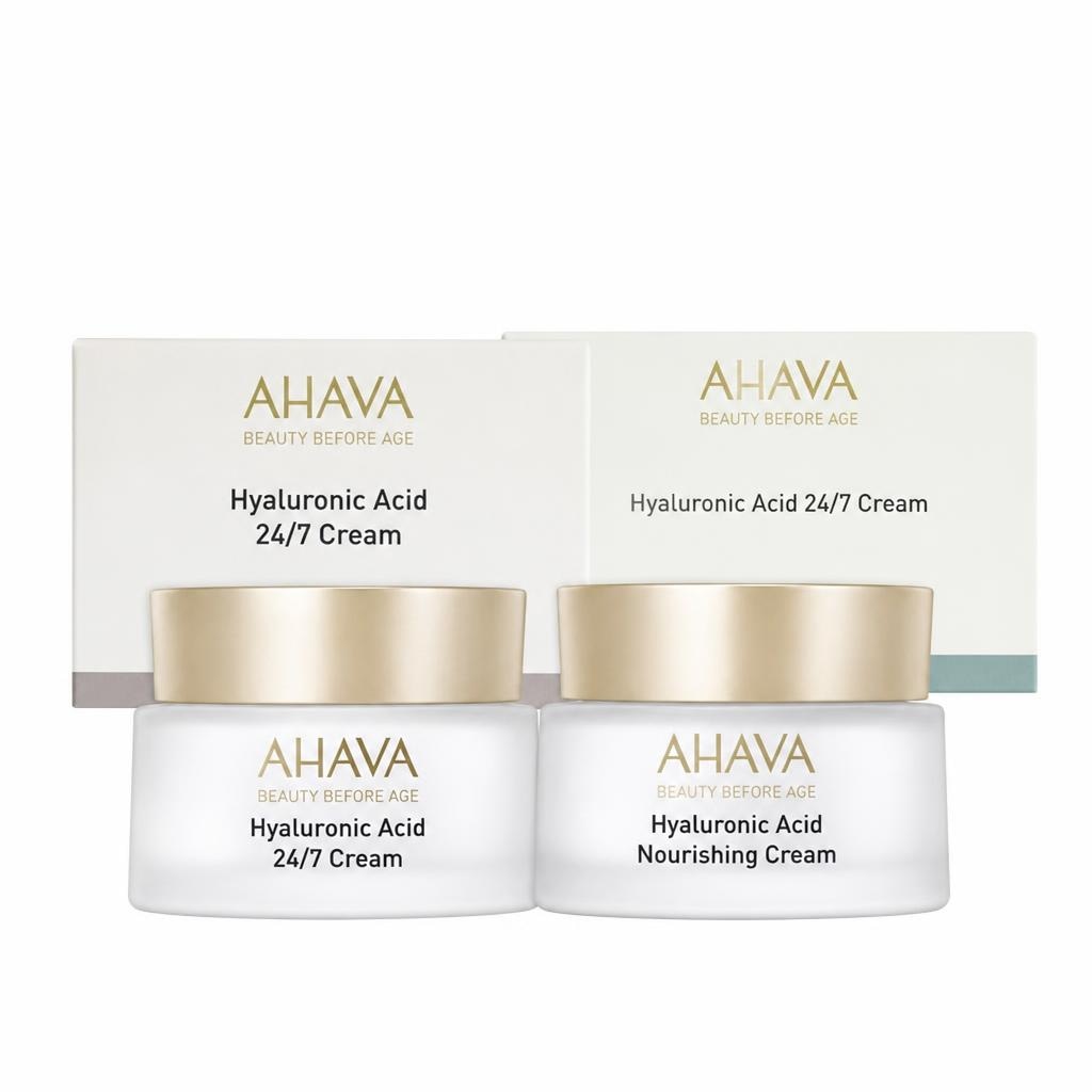 Ahava proizvodi za njegu lica linije Hydrate i Hyaluronic Acid Akcija u trgovini Mueller