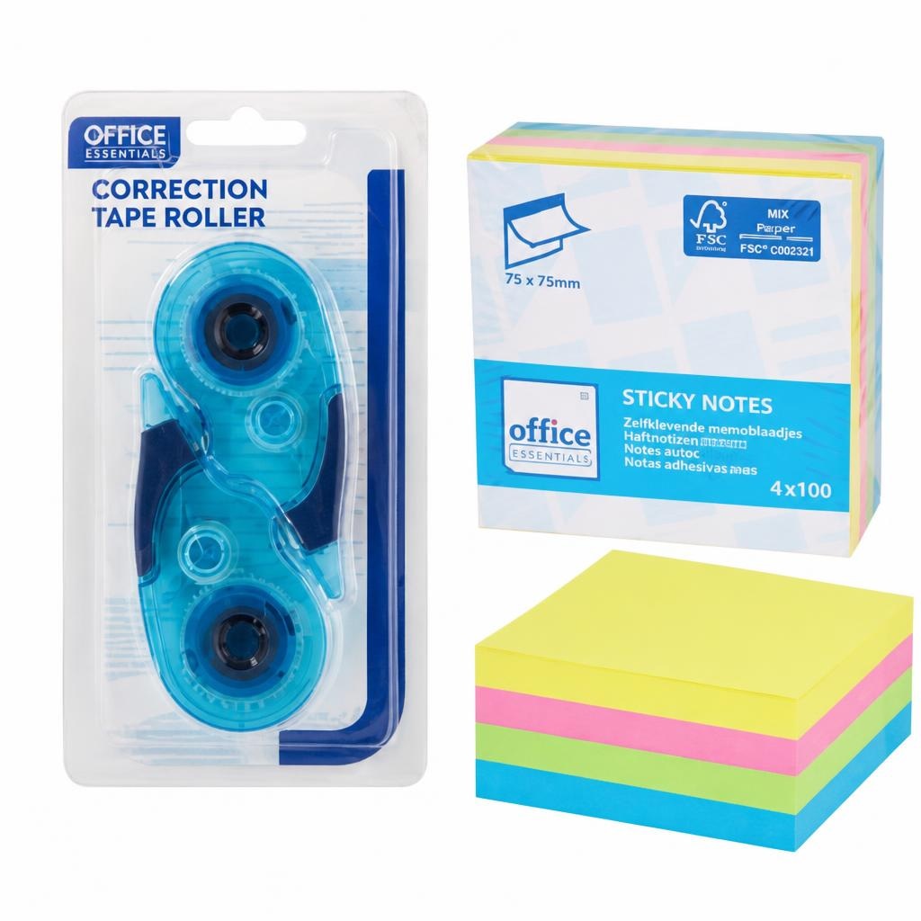 Office Essentials korektor traka ili blok za bilješke Akcija u trgovini Action