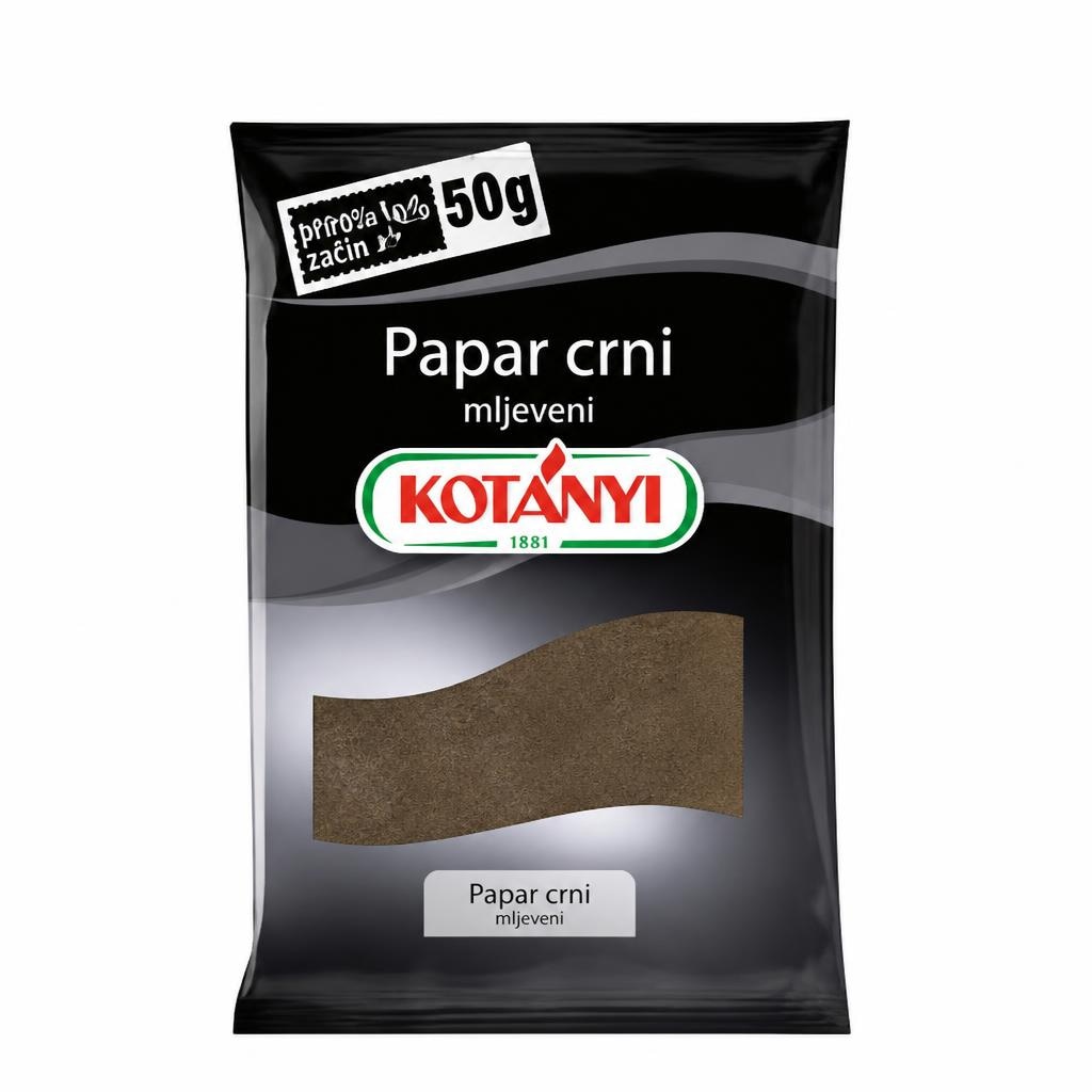 Kotanyi Papar crni mljeveni 50 g Akcija u trgovini Tommy