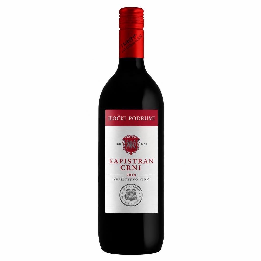 Vino Iločki podrumi Kapistran crni 1 l - Akcija u trgovini Boso