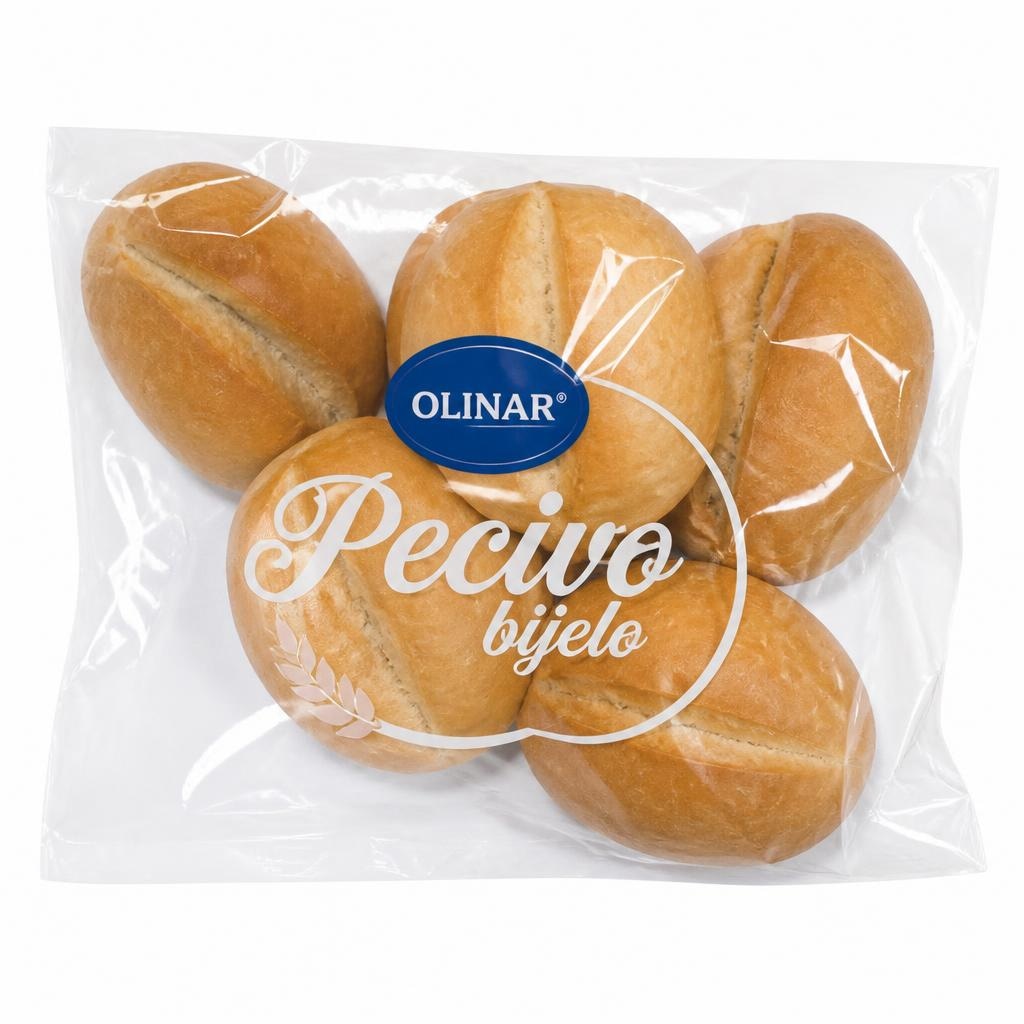 Olinar Žemlja Pecivo Bijelo 300g, 250g - Akcija u trgovini Konzum