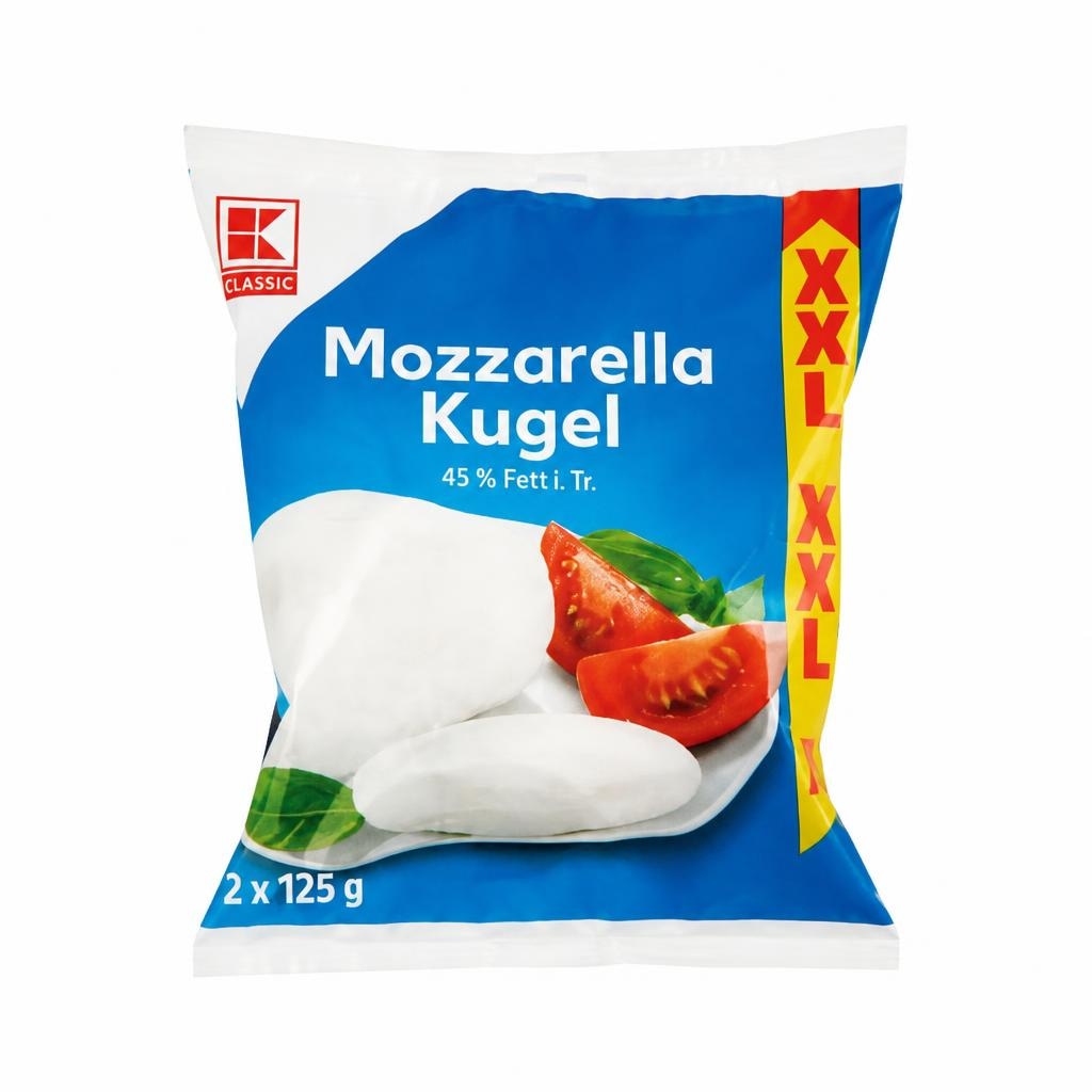 Classic mozzarella kugla 2 x 125 g Akcija u trgovini Kaufland