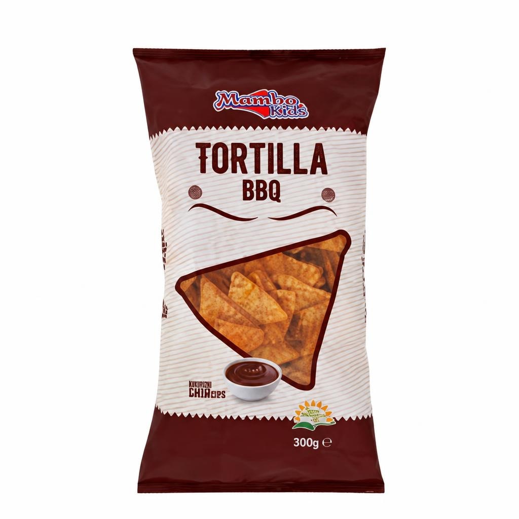 Tortilla okus BBQ 300 g Mambo Kids - Akcija u trgovini Eurospin