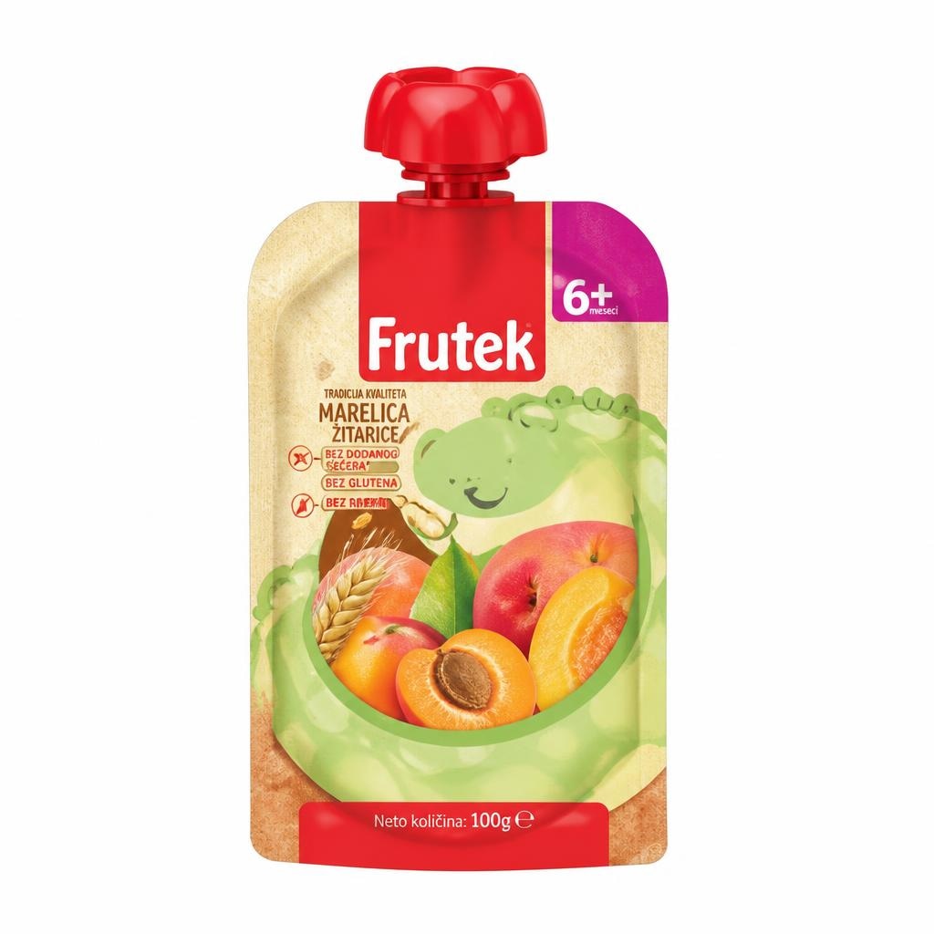 Kašica Frutek marelica žitarice 100 g - Akcija u trgovini Bakmaz