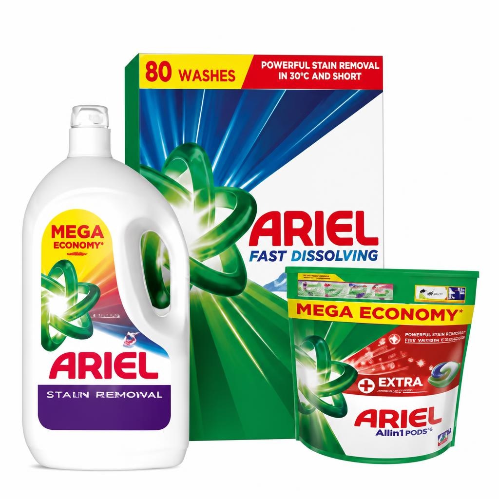 Deterdžent za pranje rublja Ariel 4,4 kg / 80 pranja - Akcija u trgovini Spar
