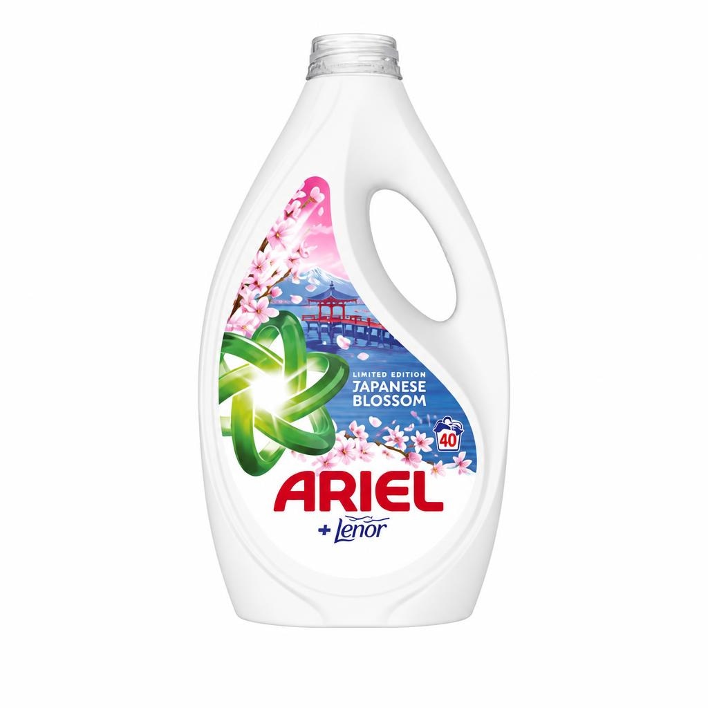 Ariel Deterdžent Japanese Blossom 1,8l=40pranja - Akcija u trgovini Konzum