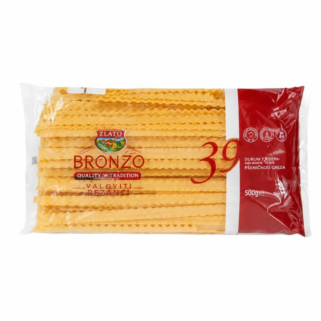 Tjestenina Valoviti rezanci 500 g Bronzo Akcija u trgovini Eurospin