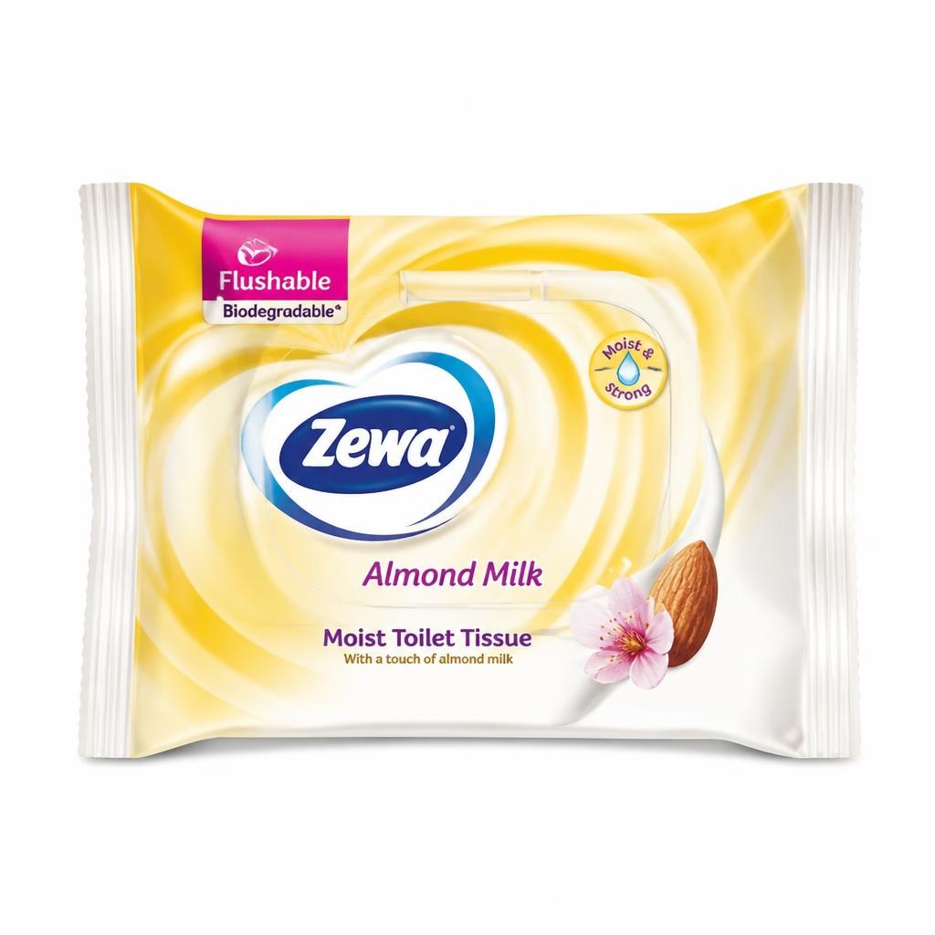 Zewa Almond Milk vlažni toaletni papir 42/1 Akcija u trgovini Bipa