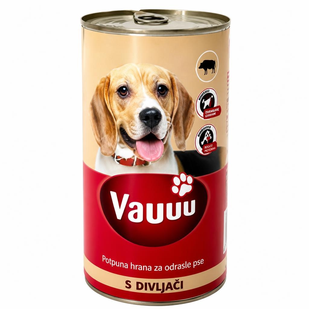 Vauuu potpuna hrana za pse 1240 g Akcija u trgovini Studenac