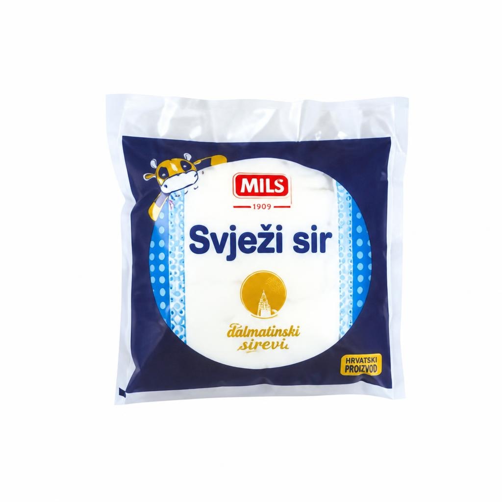 Mils Dalmatinski sirevi sir svježi 500 g Akcija u trgovini Tommy
