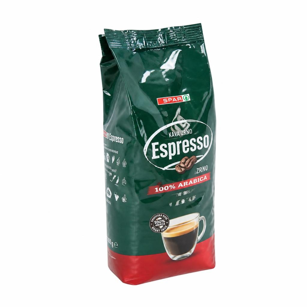 SPAR Espresso kava u zrnu 1 kg Akcija u trgovini Spar