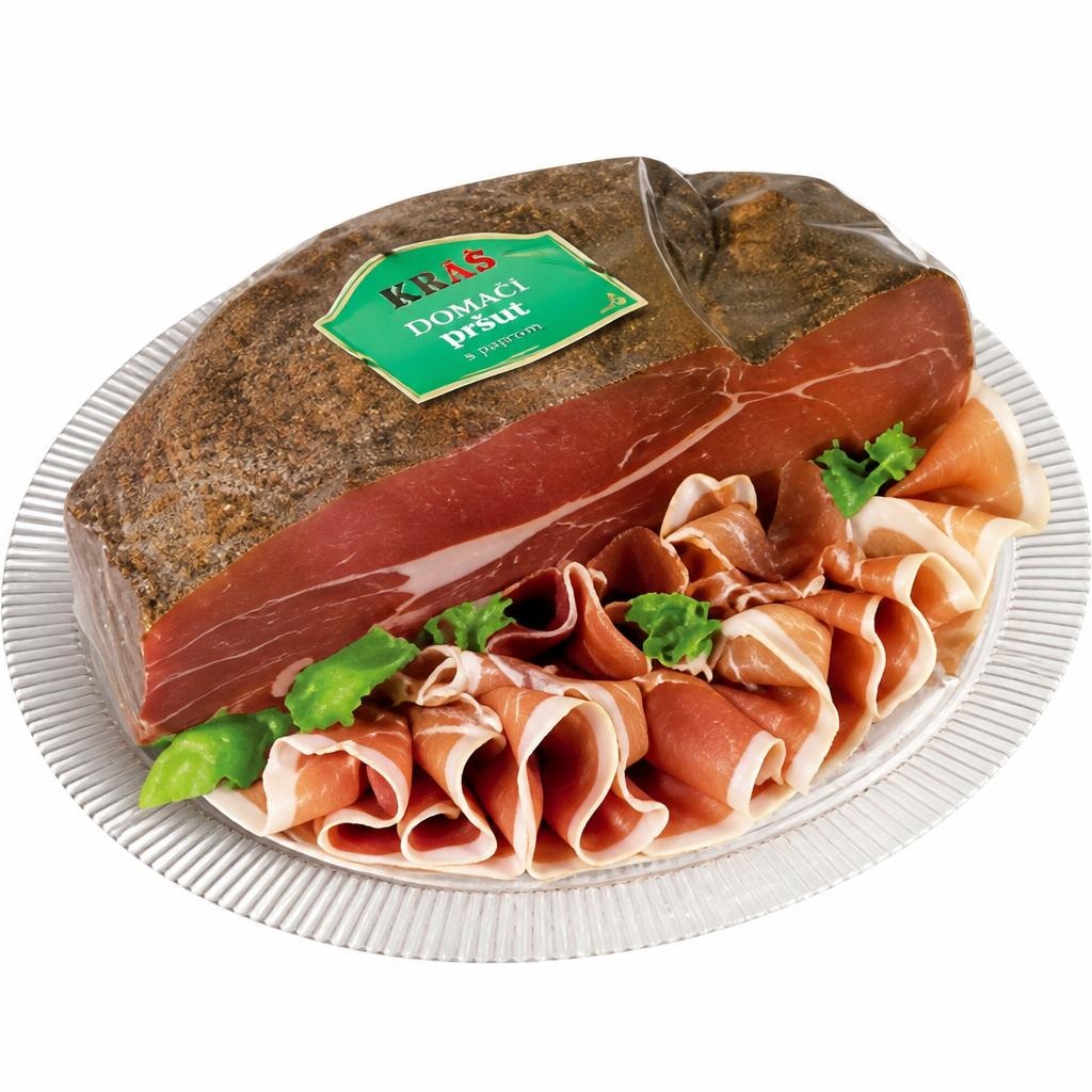 Kraš Domaći pršut s paprom 100 g KRAS Akcija u trgovini Plodine
