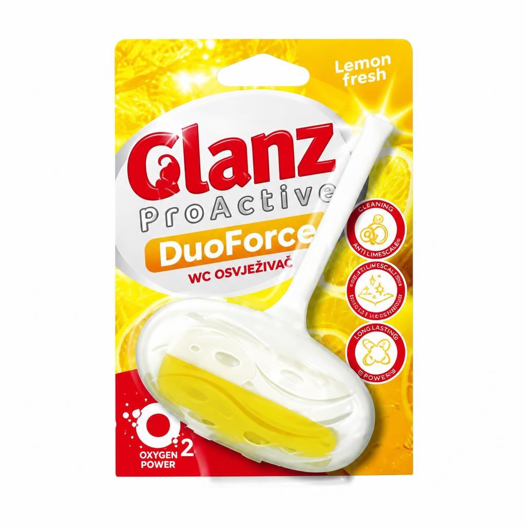 Glanz ProActive DuoForce osvježivač za WC 1 kom - Akcija u trgovini 365 Market