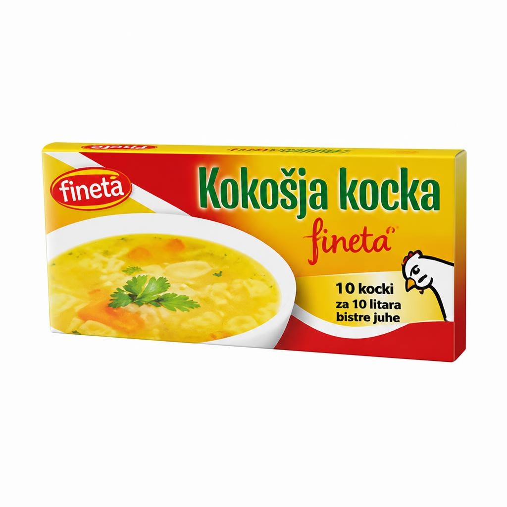 Fineta Kocka za juhu kokošja 100 g Akcija u trgovini NTL