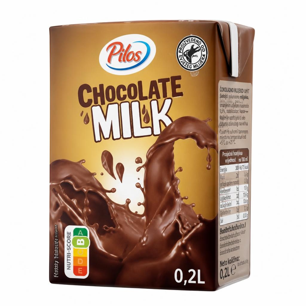Pilos čokoladno mlijeko 200 ml Akcija u trgovini Lidl