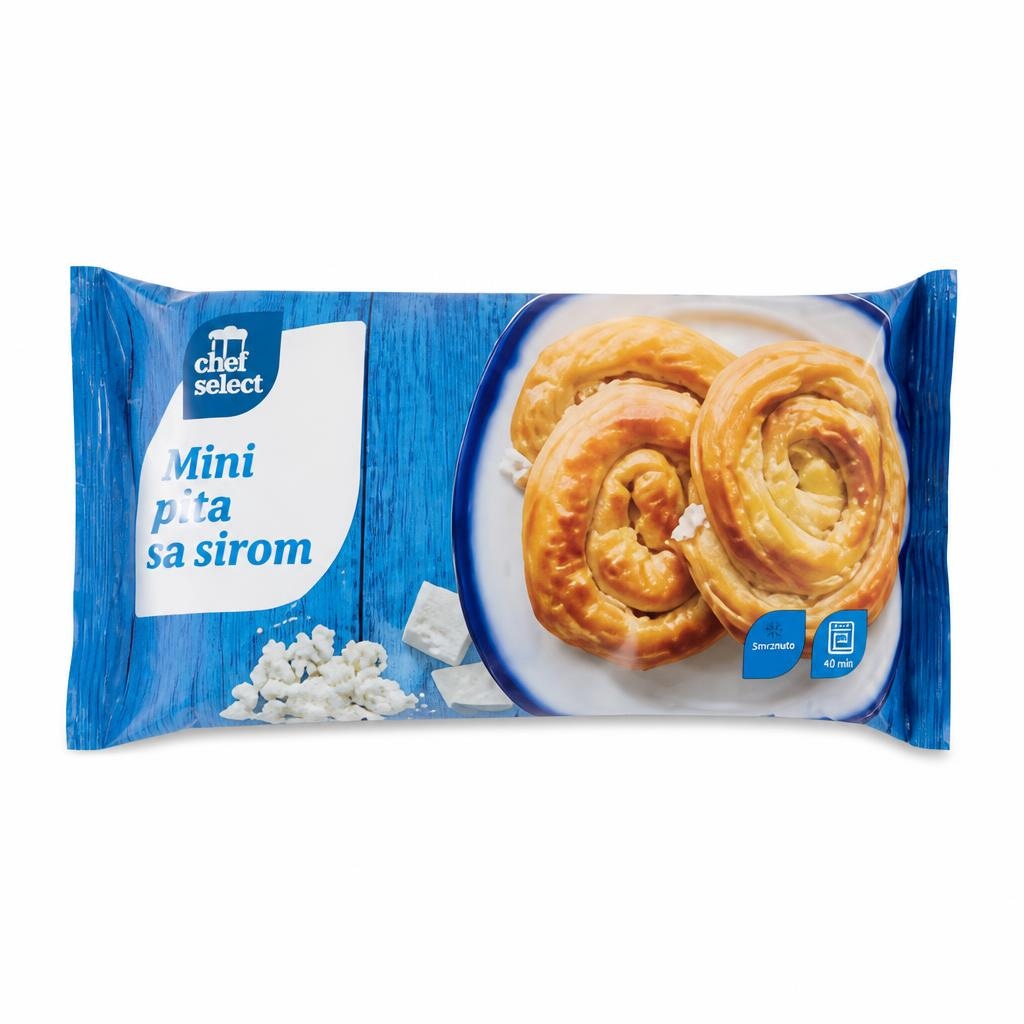CHEF SELECT Mini pita sa sirom 680 g - Akcija u trgovini Lidl