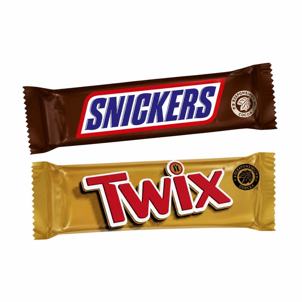 Snickers i Twix čokolade 50 g Akcija u trgovini Djelo