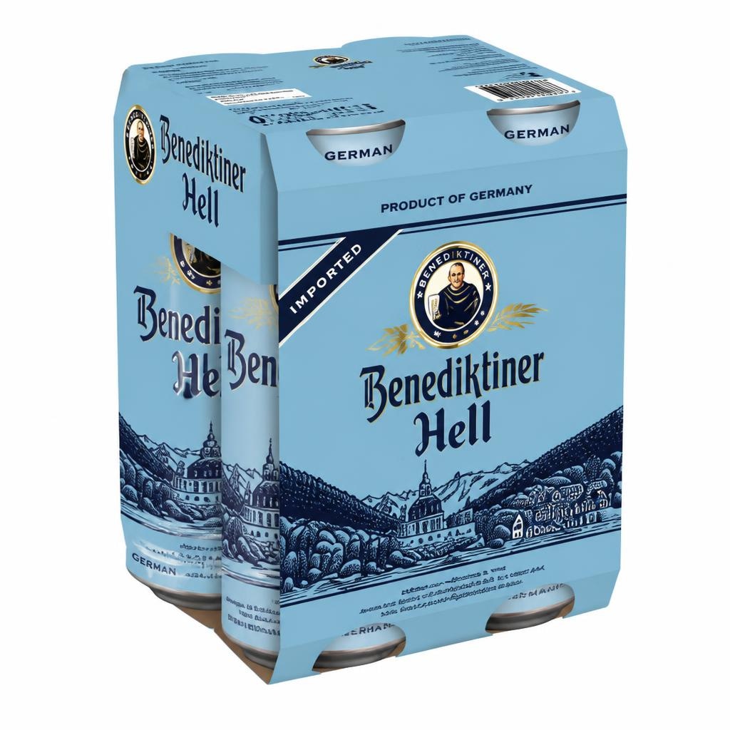 Benediktiner Hell 4x0,5l Akcija u trgovini Konzum
