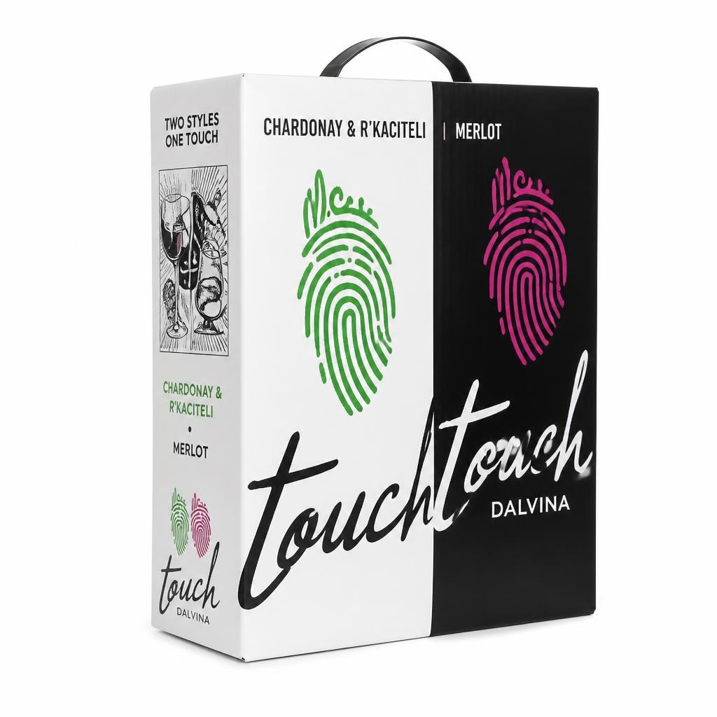 Chardonay & R'Kaciteli ili Merlot Touch Dalvina vino 3 L Akcija u trgovini Tommy