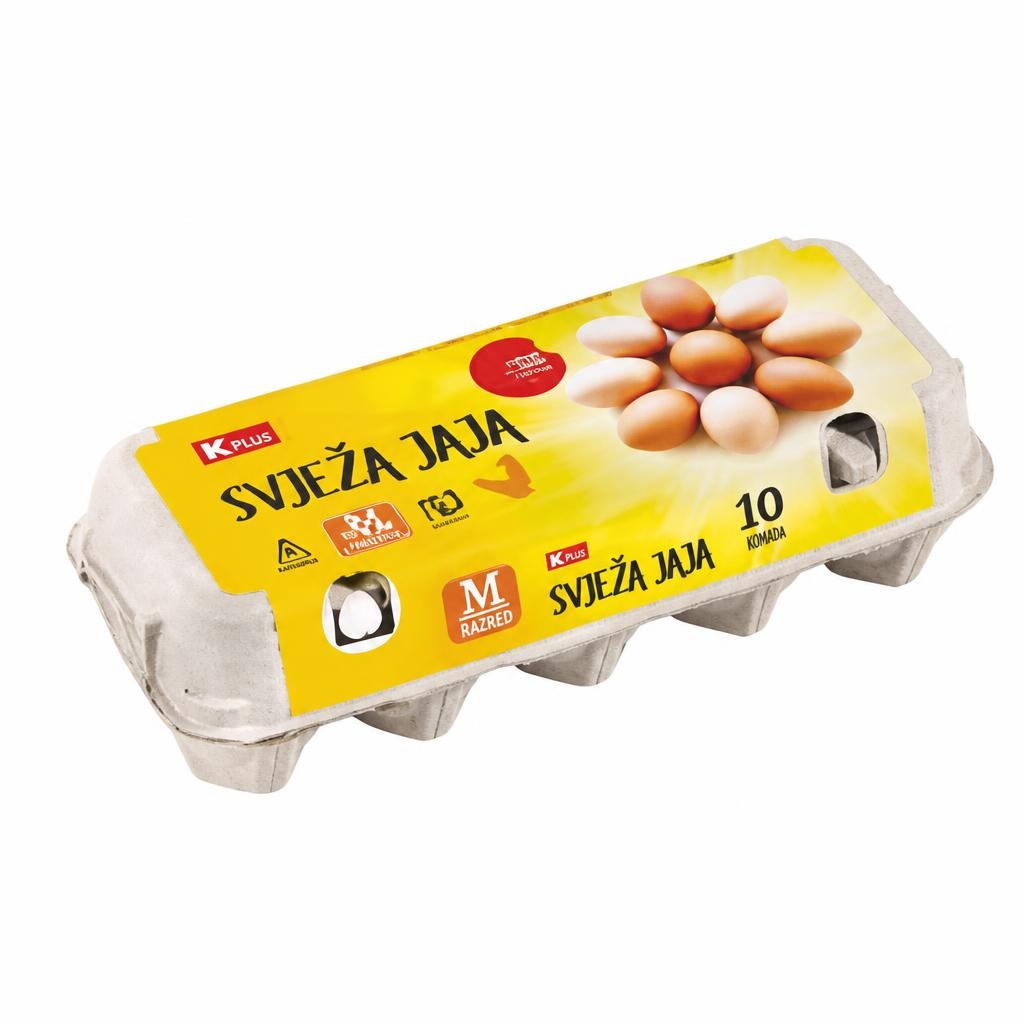K Plus Jaja 10/1 Akcija u trgovini Konzum