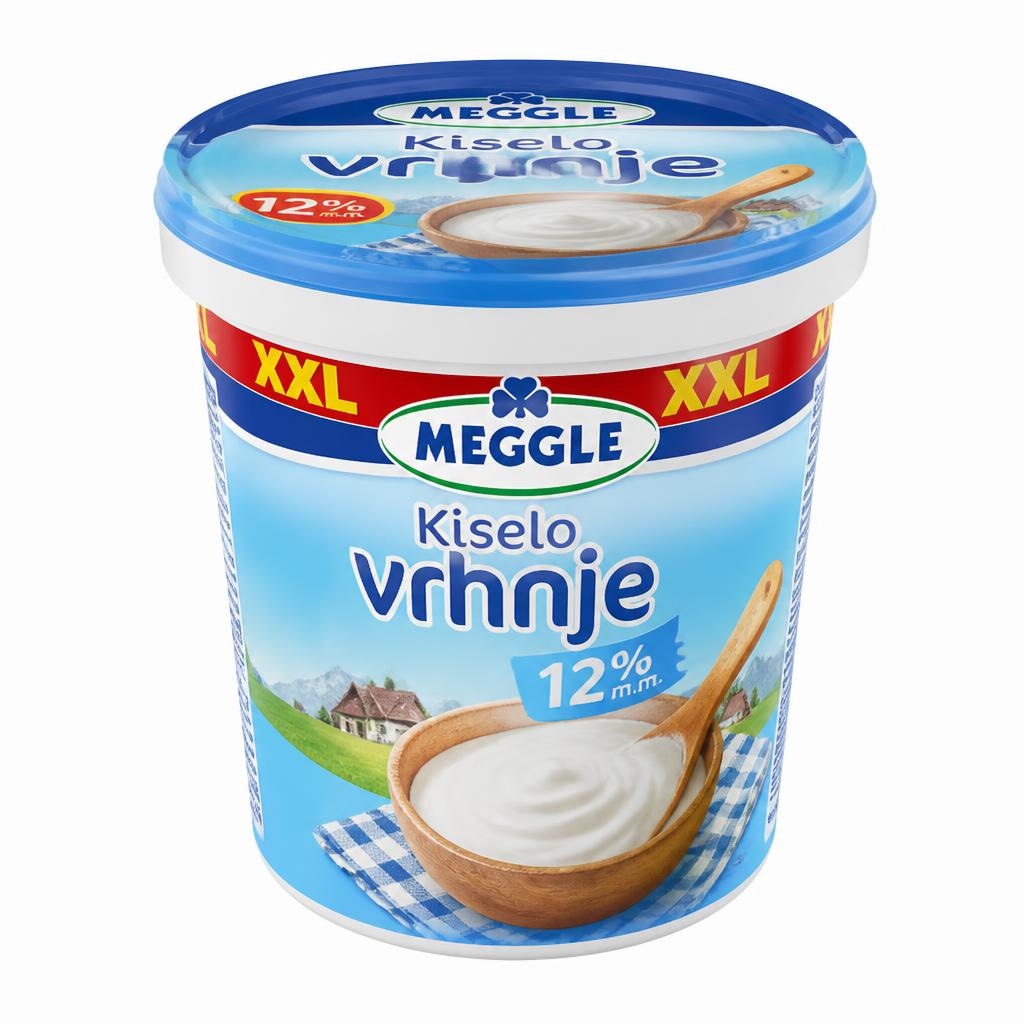MEGGLE Kiselo vrhnje XXL 1 kg Akcija u trgovini Lidl
