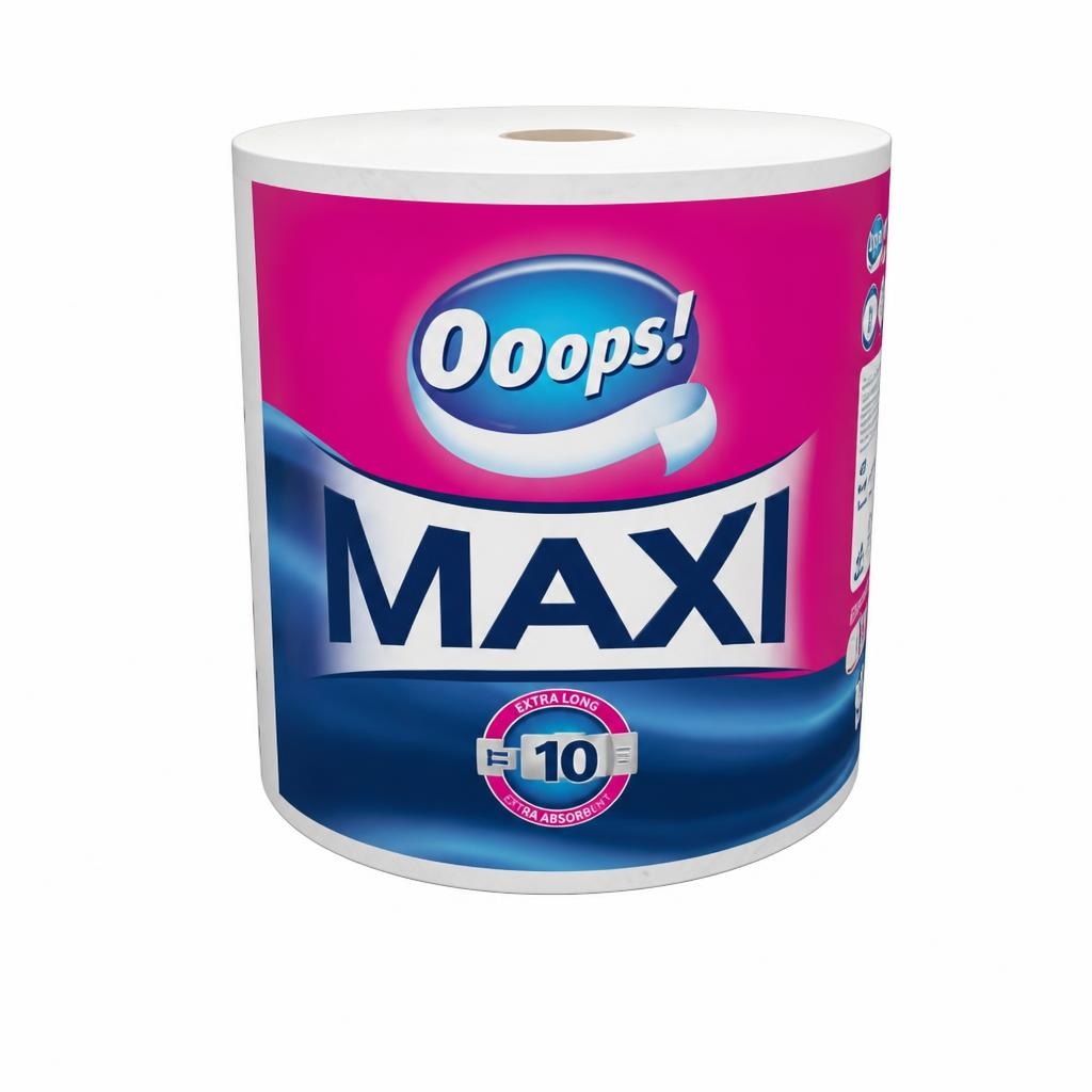 Papirnati ručnik Ooops MAXI 1 rola, 2 sloja Ooops! Akcija u trgovini KTC