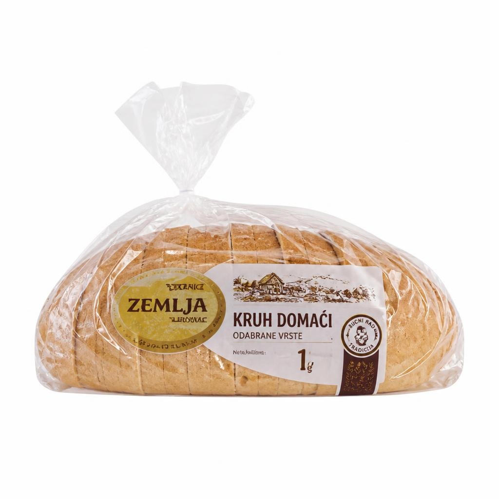 Maxi super kruh domaći 400g Akcija u trgovini Konzum
