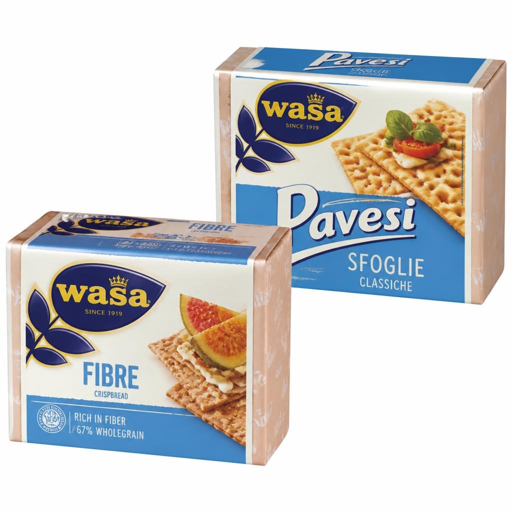 Wasa ili Pavesi krekeri Wasa / Pavesi Akcija u trgovini Plodine