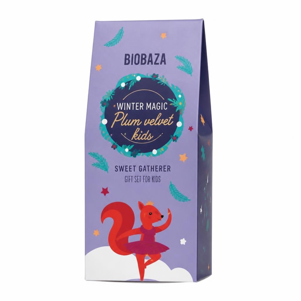Biobaza Winter Magic Plum velvet Sweet Gatherer poklon-paket 1 kom. Akcija u trgovini Dm