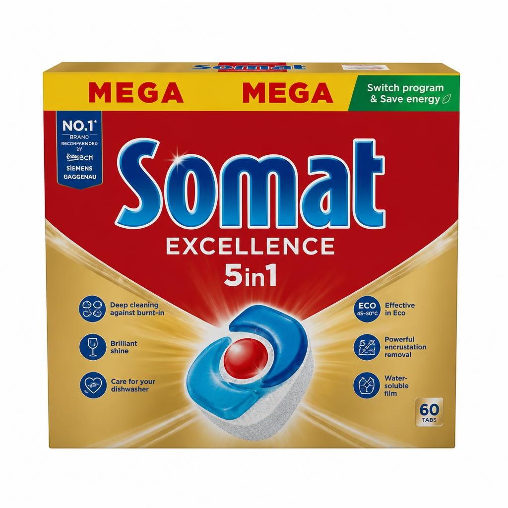 Tablete za strojno pranje posuđa Somat 42/1 Akcija u trgovini Spar