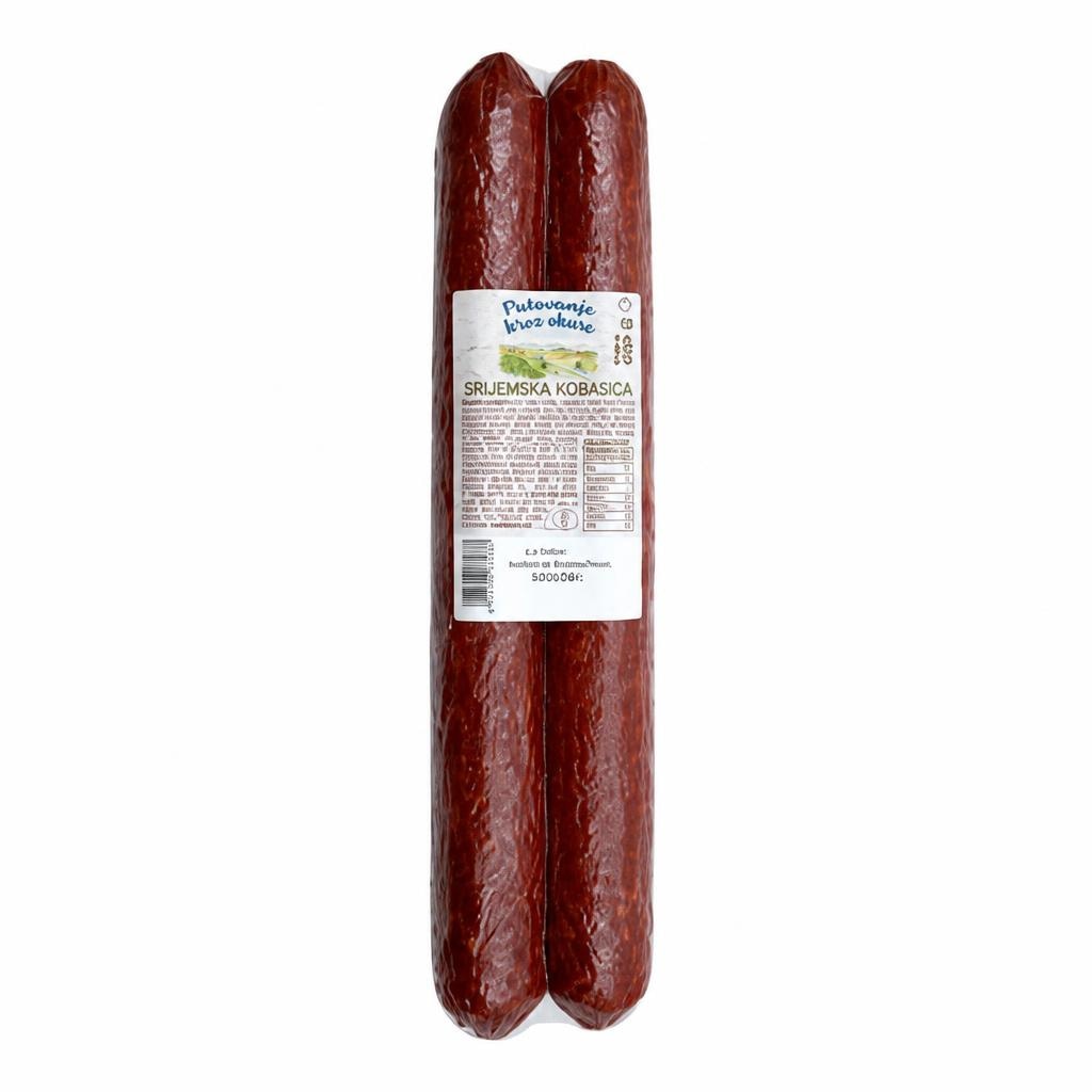 Srijemska Kobasica 500 g Putovanje kroz okuse - Akcija u trgovini Eurospin
