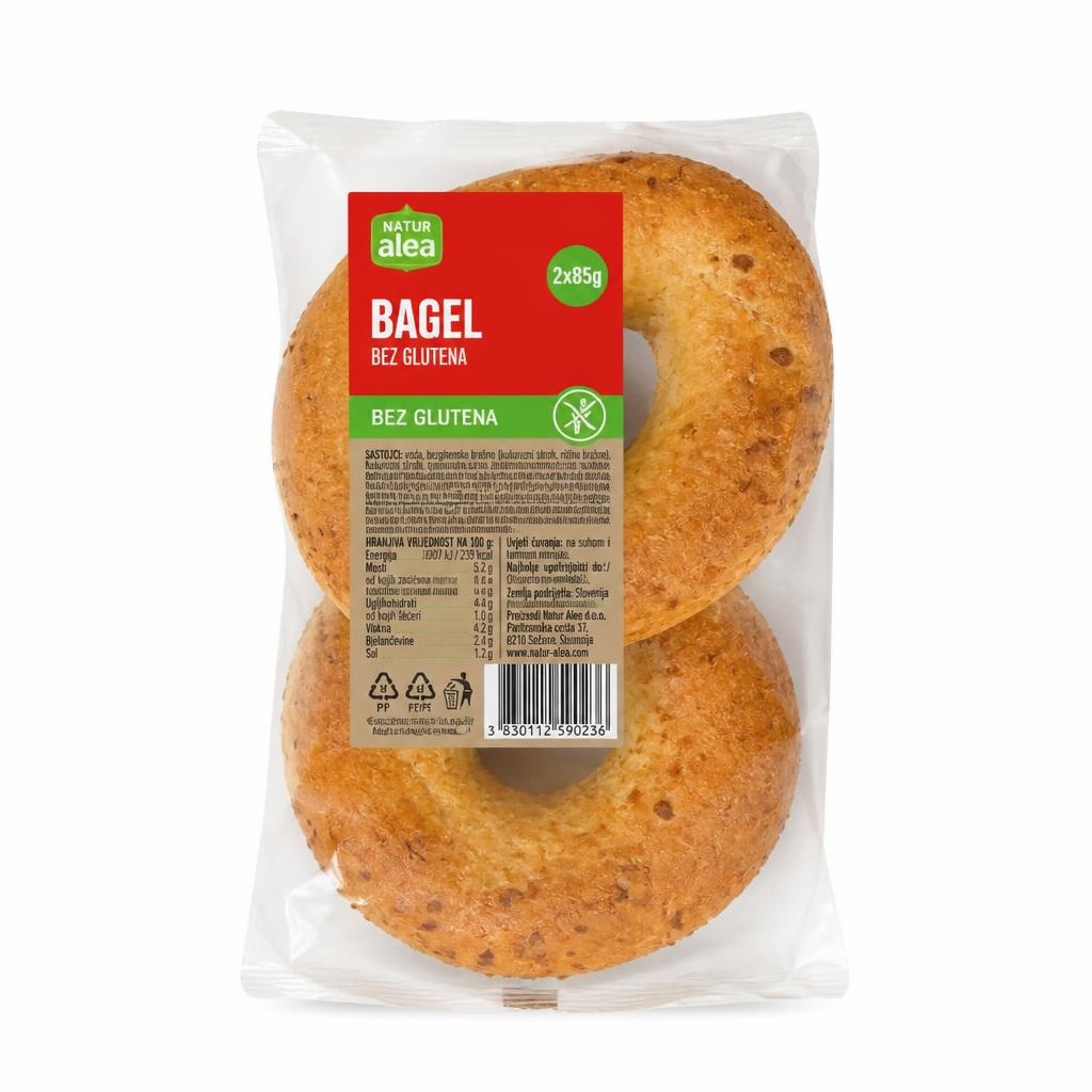 Bagel bez glutena 2x85g Akcija u trgovini Vrutak