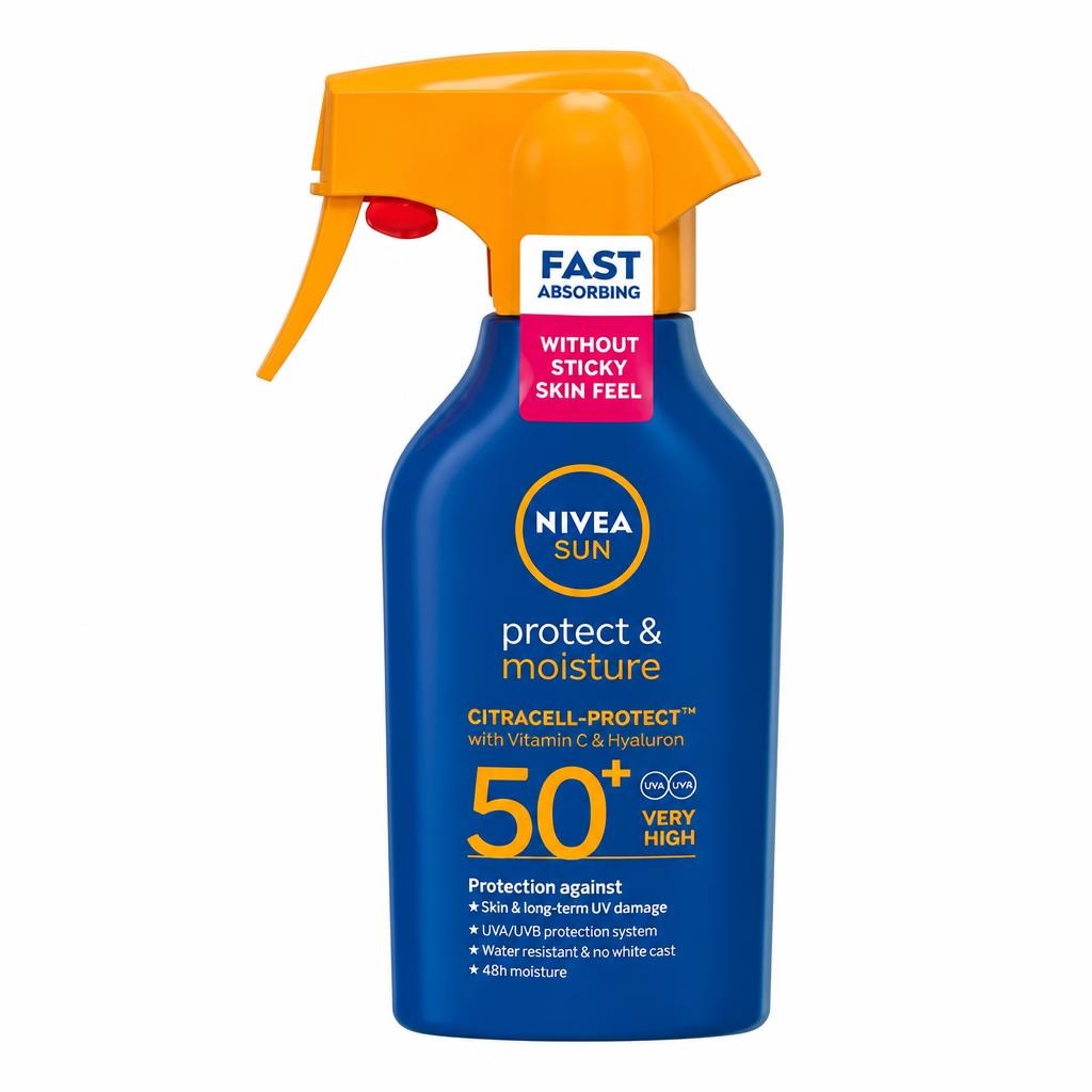 Nivea Sun sprej za sunčanje protect&moisture 250 ml - Akcija u trgovini Dm
