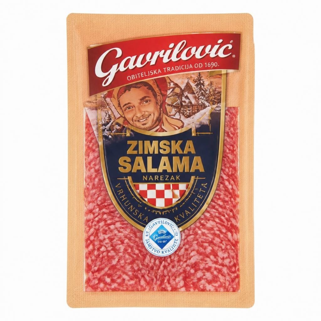 Gavriloović zimska salama narezak 80 g Akcija u trgovini Djelo
