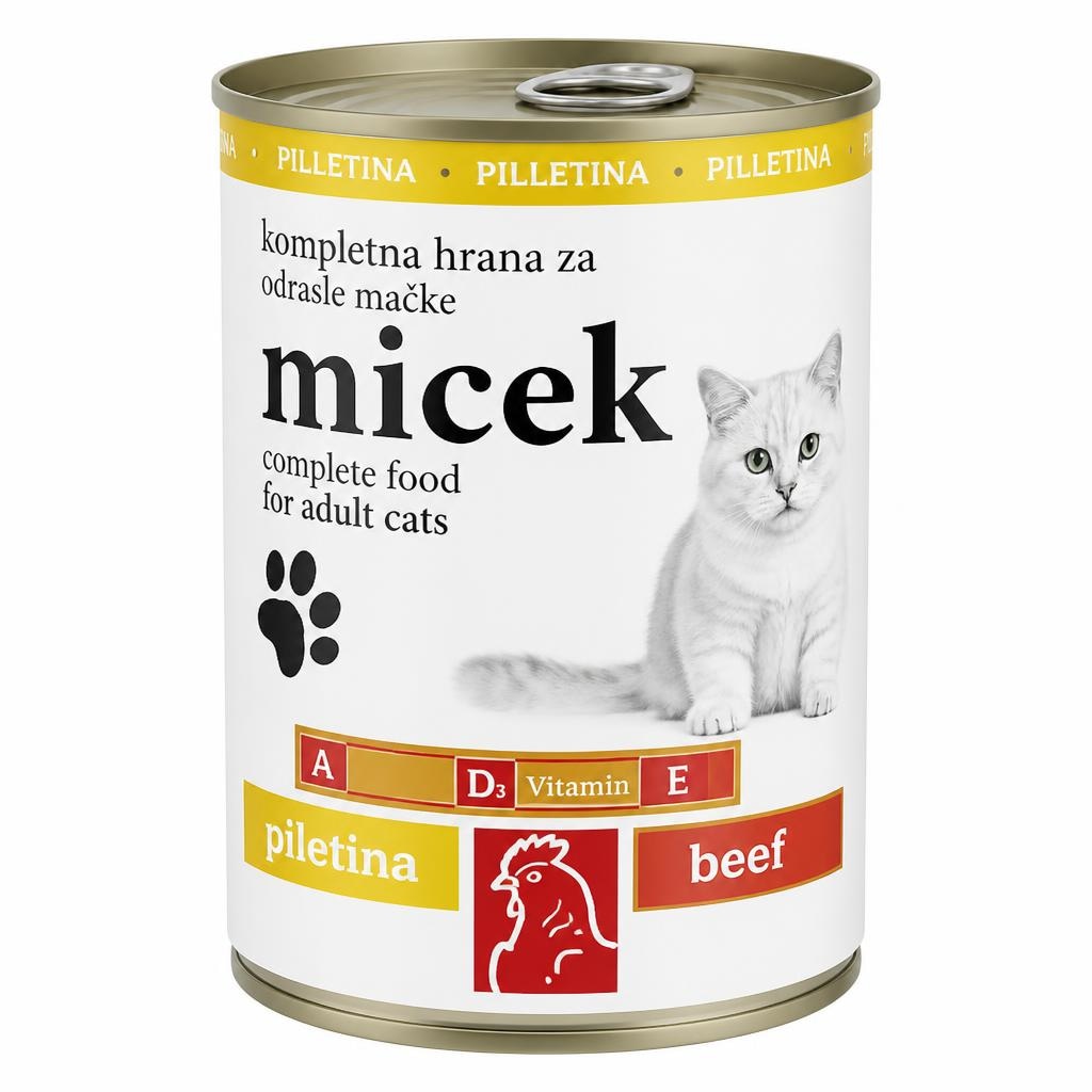 Micek piletina ili govedina 415 g Akcija u trgovini KTC