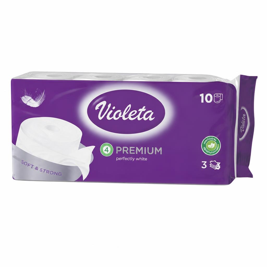 Toaletni papir Violeta 10 kom - Akcija u trgovini KTC